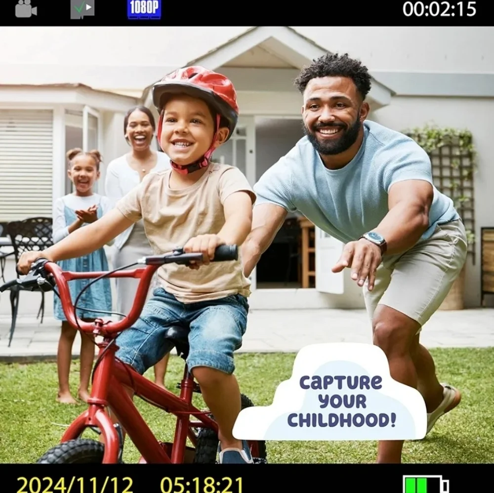 Bluey Digital Camera with SD Card For Kids with Video Recording And Games